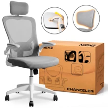 NIENZ CHAIRMAN Ergonomic Chair With Adjustable Lumbar Support Up To 200kg - B - Xem 1