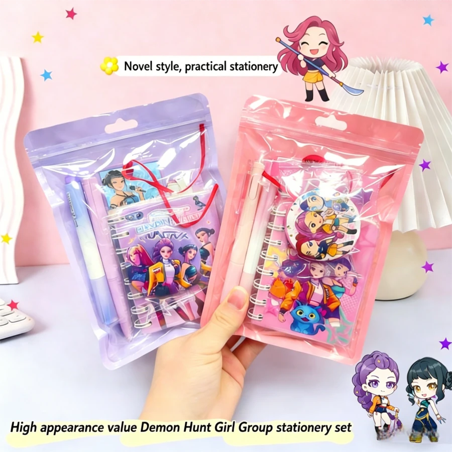 Bộ văn phòng phẩm K-Pop Witch Hunt gồm 1 món, sổ tay, đồ chơi sáng tạo, bút màu trung tính, quà tặng học sinh (kiểu ngẫu nhiên) - Nhiều màu - Xem 1