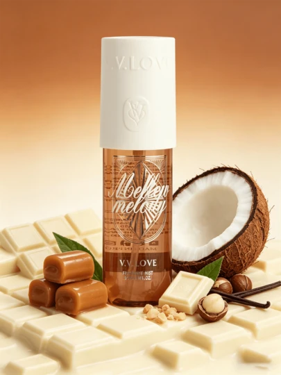 150ml Bruma de fragancia de vainilla y caramelo, de larga duración, natural, fresca y encantadora, rociador ambientador portátil, adecuado para fiestas, reuniones, regalos para novias/cumpleaños