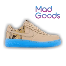 Nike  X Nike Air Force 1 Low 'Linen' (Unisex) Linen/University Blue IH1018-200 Winter New - 彩色 - 查看 1