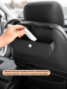Car Fashion Glasses Holder, Multi-Functional Auto Eyeglasses Storage Box, Sun Visor & Seat Back Mounted Fashion Glasses Organizer - A - View 5