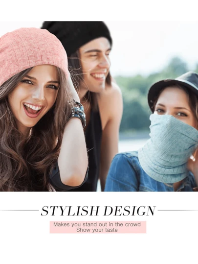 1pc Women's Solid Color Loose Beanie, Chemo Cap, Elastic Anti-Cancer Headscarf, Sleep Headwrap, Versatile Slouchy Hat, Breathable Soft Reversible Cap, Suitable For Cancer Patients, Multiple Colors Available