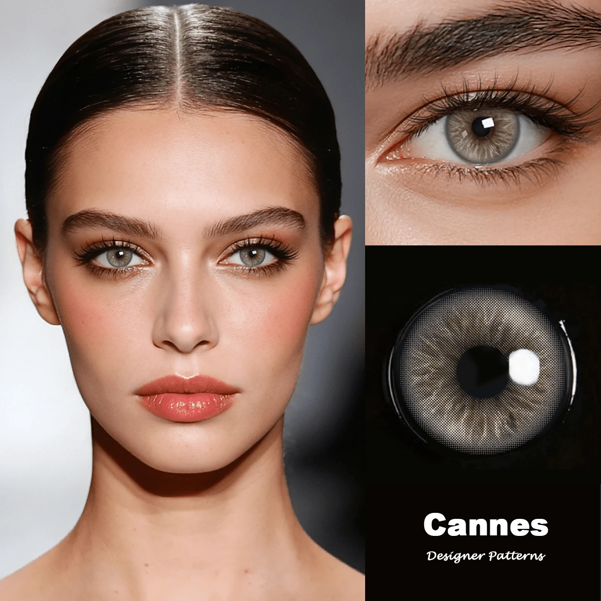 LEERMOO 1 Cặp Kính Áp Kính Dùng Một Lần 6 Tháng Đường Kính 14.5mm, Độ Cong Cơ Bản 8.6mm, Đồng Tử Nhỏ Màu Nâu Galaxy, Phù Hợp Cho Mắt Sáng và Mắt Tối, Hiệu Ứng Tự Nhiên Cho Trang Điểm Hàng Ngày Và Cosplay - Cannes Brown - Xem 1