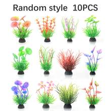 5入組人工水草裝飾物適用於水族館適用於裝飾用品 - 彩色 - 查看 12