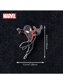 Marvel 1件漫威官方授权锌合金珐琅徽章套装，包含格鲁特、蜘蛛侠和可收藏的翻领徽章，适用于背包、夹克和帽子，是漫威粉丝的超级英雄配饰和礼物。 - 彩色 - 查看 11