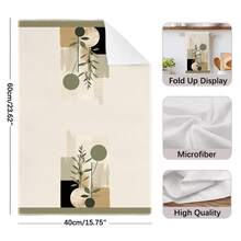 2 chiếc khăn lau bếp họa tiết bình hoa lá xanh hình học phong cách Bohemian cổ điển, chất liệu polyester mềm mại, thích hợp trang trí nhà bếp, lau dọn nhà bếp, trang trí tiệc tùng, đồ dùng thiết yếu cho nhà bếp và phòng tắm, trang trí nhà cửa, quà tặng tân gia. - Nhiều màu - Xem 4