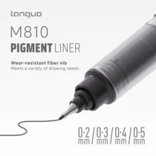 4pcs/Set High-Aesthetic Fineliner Pens, 0.2/0.3/0.4/0.5mm Multiple Sizes Available, Durable Fiber Pen Tip, Intelligent Ink Flow System, Hand-Drawn Manga Sketching Note-Taking Outlining Specialized Pen, Mother's Day, Back To School Season, Birthday Gift Choice - Multicolor - View 6