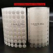 54pcs/216pcs/432pcs/1008pcs Kait Perekat Transparan Bening Diameter 1cm, Cakram Perekat Bulat Putih, Cocok untuk Pita Perekat Dua Sisi, Dapat Digunakan untuk Ruang Kelas, Kantor dan DIY di Rumah, 2pcs/1set - Putih - View 12