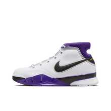 Giày bóng rổ cổ cao Nike Zoom Kobe 1 Protro 81 Points: Phong cách trẻ trung, thoải mái, bền bỉ dành cho nam giới, màu trắng/tím/đen, phiên bản 2026. - Trắng tím đen - Xem 8
