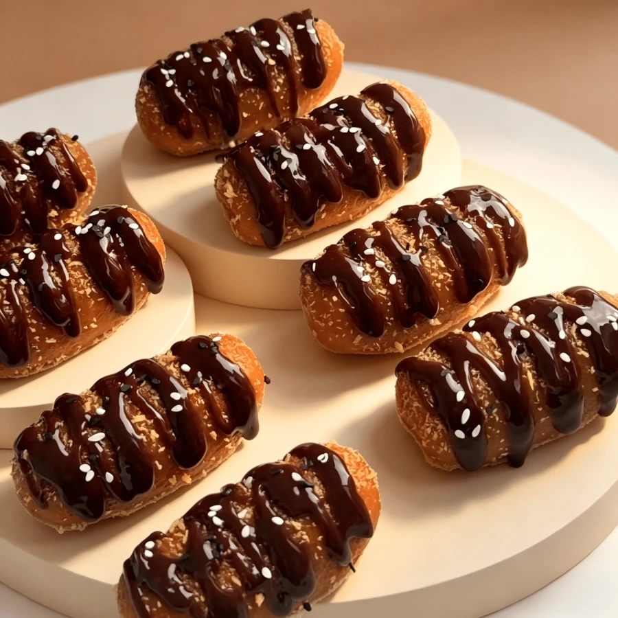 2026 New Squishy Toys - Squishy Cube Fidget Toys - Nee Doh Cheese Squishy Stress Ball - Valentine's Day Gift For Couple - Realistic Chinese Snack Design - Fried Texture Reproduction - Chocolate Drizzle Details - Sesame Seed Decor - Slow Rebound Silicone Material - Soft & Smooth Texture - & Odorless - Compact & Portable Size - Office & Home Stress Relief Creative Healing Item - Multicolor - View 1