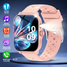 HOT 1pc Full-Screen Touch Smart Watch For Men & Women, Calling, Step Counting, Calorie Tracking, Multi-Sport Modes, Distance Tracking, Incoming Call & Sedentary Reminder, Multifunctional Smart Watch, Wireless Connection Compatible With Android Phones - 查看 12