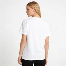 White 1pcs Women's Double Side Print Von Ditch Dragon Floral Design Red And Green Print Fabric Soft & Skin-Friendly Unisex Style Gifts For Spring Festival, Valentine's Day, St. Patrick's Day & World Cup-Van Dutch Dra Black T-Shirt,Man And Woman,White T-Shirt,Couple's Attire,Crop Top,All Saints' Day,Independence Day,Mothers Day Outfit,Free Shipping,Top For Woman,Vintage Clothes Women,Cotton Women Clothing,Y2k Clothes Women,Ofertas De Liquidacion,Camisas,Summer Outfits For Women,Vacation Outfits Women,Summer Clothes, Women,Festival Outfits,4th Of July,Concert Outfit Women,Festival Outfits For Women, - trắng - Xem 2