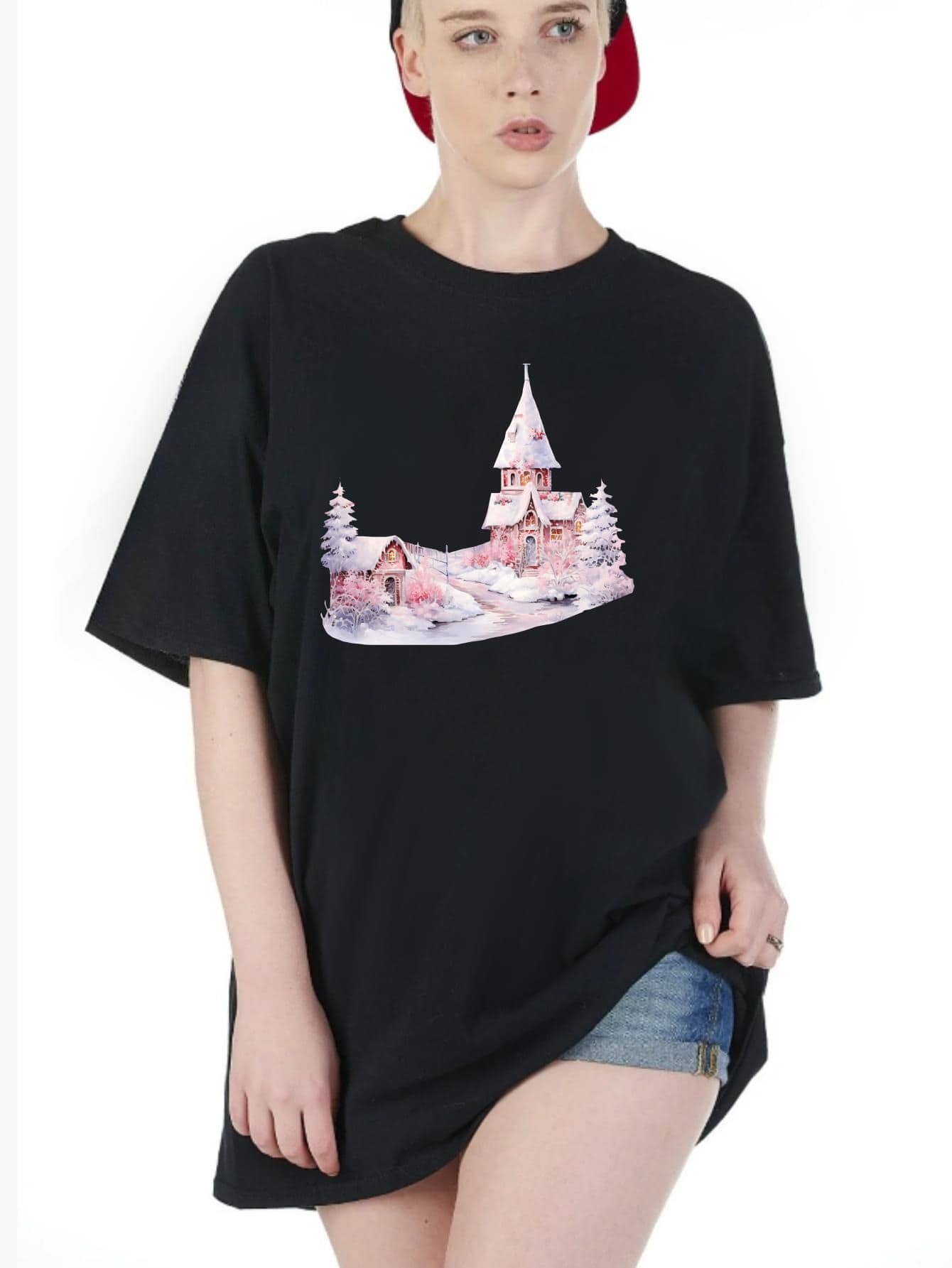 Women T-Shirts - Black - View 1