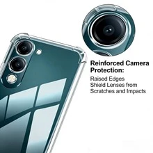 Ốp lưng điện thoại trong suốt chống rơi vỡ, tương thích với các dòng máy V50, V50 Lite, V50e, V40, V40 Pro, V29, V29 Pro, V27, V27 Pro, Y19s 4G, Y39, Y04, Y29s, Y36, Y78, Y76 5G, Y03 4G, Y18 4G, Y01, Y20, Y20i, Y12s, Y18, Y18e, Y28s, V40 LITE 5G phiên bản quốc tế, Y33s 5G (Trung Quốc). Bảo vệ ống kính, chống sốc, chống trầy xước. Tránh va đập hàng ngày, bảo vệ mặt sau và khung điện thoại. Chất liệu TPU mềm. - Trong sáng - Xem 8
