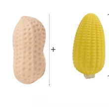 1 pieza/2 piezas Juguete apretable de cacahuete de goma suave TPR con rebote lento, juguete creativo esencial para aliviar el estrés y la curación, nueva opción para liberar el estrés, juguete creativo apretable de cacahuete para aliviar el estrés, adecuado para oficina, cumpleaños, vacaciones, aniversario, un regalo pequeño ideal de autocuración, color aleatorio - Multicolor - Ver 11