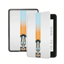 适用于 Kindle Paperwhite 7/6.8/6 英寸（第 12/11/10/7/6/5 代 - 2024 年款），赛车图案保护套 | Kindle 电子阅读器 Colorsoft Signature Edition 配件，简约可爱保护套，轻薄便携 | 超薄保护套，适合作为礼物送给同事和朋友 - 彩色 - 查看 5