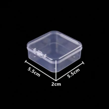 Mini Clear Storage Box Set - Portable Plastic Organizer Case With Small Compartments For Jewelry, Beads, Crafts, Jewelry Storage, Travel Jewelry Case, Jewelry Box, Jewelry Storage, And Small Accessories - Transparent, Plastic Organizer Boxes, Organizer Box, Jewelry Organizers, Stackable, And Travel-Friendly Design. - Multicolor - View 7