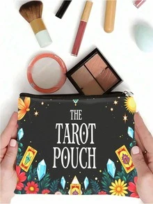 1 chiếc túi đựng mỹ phẩm in hình bài Tarot huyền bí, túi trang điểm có khóa kéo kiểu phù thủy, túi đựng đồ dùng hàng ngày khi đi du lịch, món quà hoàn hảo cho người yêu thích bài Tarot hoặc phụ nữ. - Nhiều màu - Xem 9