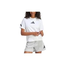 Adidas True Healing 系列運動服飾 Black Label 制服純棉運動休閒落肩短袖女款T恤 - 白色 - 查看 3