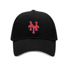 1 PC NY Mets Trucker Cap Black Mesh Baseball Hat Polyester Adjustable Snapback Raised 3D Orange "NY" Embroidery Blue Outline Foam Front Curved Visor Casual Streetwear Sun Hat Outdoor Sports Fan Accessory New York Baseball Team Merch Unisex Breathable Trucker Hat Gift Idea 2026 Mets Snapback Cap - màu đen - Xem 2