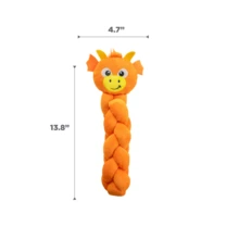 Nina Ottosson Hide N' Find Interactive Plush Dog Puzzle, Durable Dog Toy, Plush Enrichment Toys, Corn, Multicolored - Rồng Twistiez - Xem 8