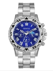 Reloj de cuarzo de fibra de vidrio con luz azul y cronógrafo digital multifunción - Unitalla - Ver 4
