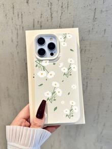 1 chiếc ốp lưng điện thoại giả da sáng tạo mới, họa tiết lá cúc tối giản độc đáo, tương thích với Apple 17 Pro Max/17 Pro/17/Air/16/15/14/13/14 Plus/12 Pro Max/12 Pro/12/11/XR và các dòng sản phẩm khác. - Nhiều màu - Xem 2