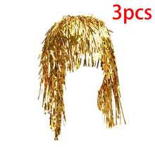 1/3/6 chiếc tóc giả kim loại nhiều màu sắc, thích hợp cho các buổi dạ hội, vũ trường, cosplay, biểu diễn sân khấu, trang trí tiệc, hòa nhạc, lễ hội hóa trang, lễ tốt nghiệp, tiệc độc thân, tiệc sinh nhật, v.v. (Có nhiều màu sắc để lựa chọn) - Nhiều màu - Xem 20