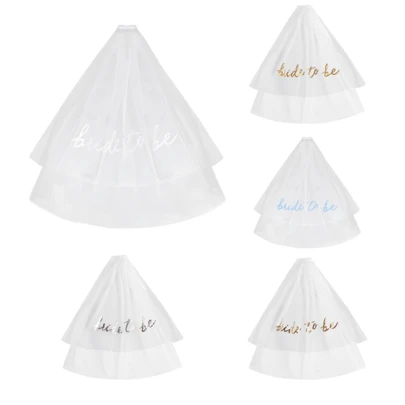 Bride-To-Be Sash & Bachelorette Party Accessory Set – Includes Sash, Headpiece, And Bridal Veil With Comb. Ideal For Bridal Showers, Engagement Parties, Bachelorette Parties, And Weddings.