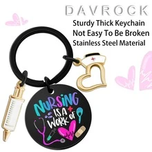 Nurse Work Accessories Keychain For CNA RN Medical Assistant, Nursing Student Essentials, Nurse Week Appreciation Thank You Gift - Multicolor - View 3
