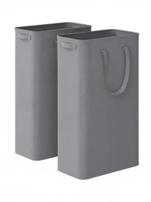 1/2 giỏ đựng quần áo bẩn mỏng 65L có nắp, giỏ đựng quần áo bẩn cao và hẹp có tay cầm, dùng cho phòng giặt và tủ quần áo. - Nhiều màu - Xem 16
