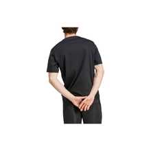 Adidas True Healing Series Cooling Striped Short-Sleeve T-Shirt With Brand Logo, Men's, Black - Black - View 2