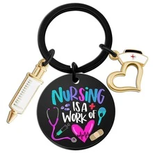 Nurse Work Accessories Keychain For CNA RN Medical Assistant, Nursing Student Essentials, Nurse Week Appreciation Thank You Gift - Multicolor - View 8
