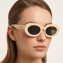 Celine Sun Glasses - 象牙色CL40276U5425A - 查看 1