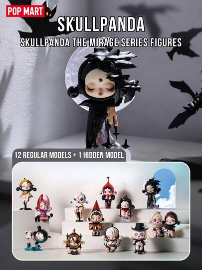 Pop Mart Bộ sưu tập tượng Skullpanda Art Collection Series - 12 phiên bản thường + 1 phiên bản ẩn, thiết kế nghệ thuật độc đáo, chất liệu cao cấp, lý tưởng cho các nhà sưu tập và người yêu nghệ thuật, cũng là món quà hoàn hảo cho thanh thiếu niên và người lớn. Những bức tượng tinh xảo này sẽ làm phong phú thêm bộ sưu tập của bạn, tuyệt vời để trưng bày, đặt trên kệ, làm đồ dùng văn phòng hoặc quà tặng sinh nhật, thêm một chút sáng tạo cho bất kỳ không gian nào.