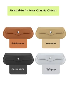 Car Fashion Glasses Holder, Multi-Functional Auto Eyeglasses Storage Box, Sun Visor & Seat Back Mounted Fashion Glasses Organizer - A - View 8