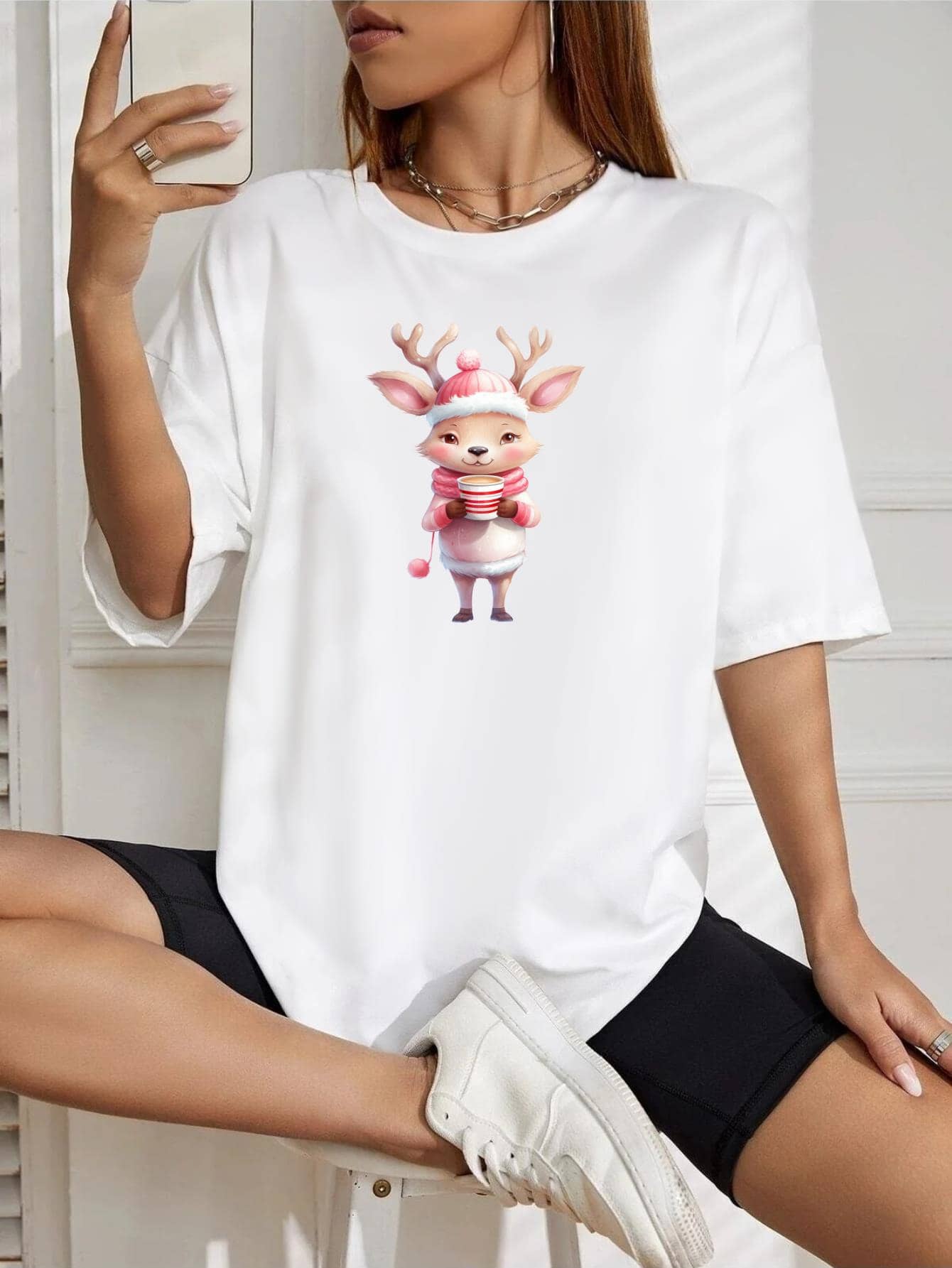Women T-Shirts - White - View 1