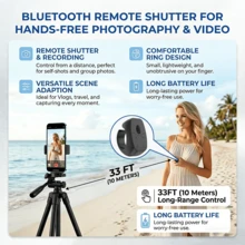 Wireless Rotary Remote Control Ring Compatible With Mainstream Social Media Short Video Platforms, Hands-Free Scrolling Shooting, Can Be Used As Camera Remote Control, Selfie Stick, Slider Remote Control, Built-In 30mAh Battery, Ideal For Summer Vacation, Travel And Other Occasions - Multicolor - View 6