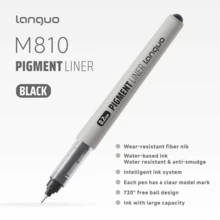 4pcs/Set High-Aesthetic Fineliner Pens, 0.2/0.3/0.4/0.5mm Multiple Sizes Available, Durable Fiber Pen Tip, Intelligent Ink Flow System, Hand-Drawn Manga Sketching Note-Taking Outlining Specialized Pen, Mother's Day, Back To School Season, Birthday Gift Choice - Multicolor - View 4