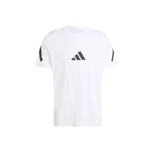 adidas 真治癒系列 品牌logo涼感運動休閒條紋短袖T卹 男款 白色 - 白色 - 查看 15