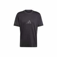 Adidas True Healing Series Cooling Striped Short-Sleeve T-Shirt With Brand Logo, Men's, Black - Black - View 12
