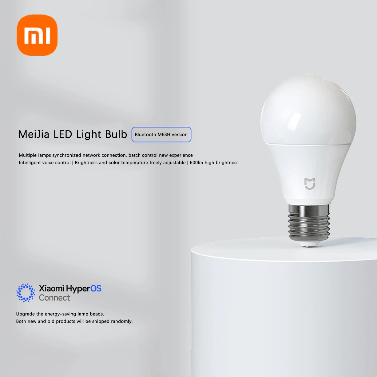 Bóng đèn thông minh Xiaomi Mi Smart Bulb E27, công suất 4.5W, hỗ trợ Bluetooth 5.0, đèn LED, có thể điều chỉnh độ sáng, điều khiển bằng giọng nói và ứng dụng, tương thích với Alexa/Google Home, phiên bản Bluetooth MESH của bóng đèn LED tròn Mi Home. - Giao diện đa luồng - Xem 1