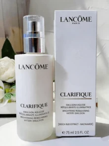 Lancôme Kem dưỡng ẩm Lancome Clarifique Radiant Skin Refining Moisturizer, 75ml, 15ml, làm sáng da xỉn màu, không đều màu, làm mờ các vết thâm nám và khuyết điểm, cân bằng dầu và độ ẩm, thu nhỏ lỗ chân lông, nuôi dưỡng kết cấu da thô ráp, không đều màu, kết cấu nhẹ, không nhờn, thấm nhanh, dưỡng ẩm và tươi mát lâu dài, phù hợp với mọi loại da, sử dụng hàng ngày vào buổi sáng và buổi tối, sản phẩm thiết yếu cho mọi mùa, món quà lý tưởng cho bạn bè, người thân và gia đình. - Kem dưỡng da Lancôme Aurora - Xem 5