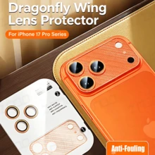 Miếng dán cường lực cao cấp bảo vệ ống kính camera cho iPhone 17 Pro/17 Pro Max, khung kim loại, bảo vệ toàn diện ống kính phía sau + chống phản xạ AR & AF. - Màu xanh lam - Xem 5