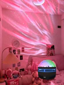 USB Wave Projector With Ripple Effect, Gives A Soothing Wavy Ambiance, Suitable For Toys, Gifts, Birthday Presents, Game Room, Bedroom, Living Room - Multicolor - View 13