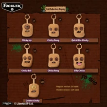 Spin Master Spin Master Hộp quà bí ẩn Fuggler phiên bản chính thức hình quái vật răng nanh dễ thương, móc khóa thú nhồi bông hình quái vật răng nanh ngộ nghĩnh, mặt dây chuyền hình búp bê quái vật răng nanh đáng yêu. - Nhiều màu - Xem 2