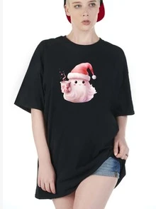 Women T-Shirts - Black - View 1