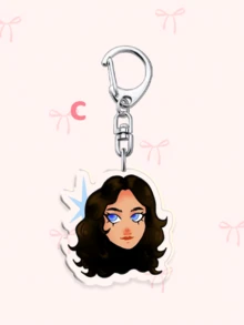 1 pieza/7 piezas Llavero acrílico KATSEYE K-POP, lindo encanto de miembro de dibujos animados y bolsa oficial de la barra de luz, con Manon, Sophia, Daniela, Lara, Megan y Yoonchae, decoración versátil para llaves de coche, mochilas, cordones y teléfonos, accesorios coleccionables perfectos, regalos ideales para novios, novias, familiares, maestros, regalos de fiesta, regalos de graduación y decoraciones de teléfono celular con tema de EYEKONS - Multicolor - Ver 13
