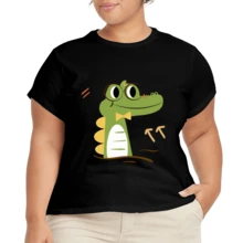Camiseta unisex estampada nueva de 2026, disponible en blanco y negro, prenda informal de algodón para verano - Negro - Ver 4