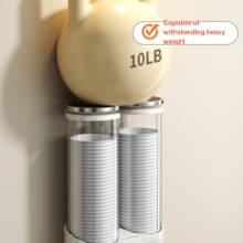 Disposable Cup Holder - Wall-Mounted, Placed Next To Water Dispenser, With Paper Cup Rack For Storing Cups In Restaurants, No Drilling Required. - Multicolor - View 2